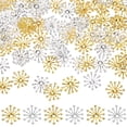 thumbnail image 1 of Uxcell 50-Pack Tapones de Cuentas en Forma de Flor, 13mm x 3.5mm Tapones Espaciadores de Flores para Artesanía DIY [Plata, Oro], 1 of 6