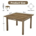 thumbnail image 6 of Fnova 40" Executive Desk, Dining Table for 4 People, Modern Farmhouse Wooden Kitchen Table, Large Office Computer Desk for Home Office (Chairs Not Included), 6 of 11