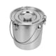thumbnail image 4 of Cubo de aceite de acero inoxidable, cubo de arroz, soporte para leche, jarra de aceite con tapa sellada y asa, 4 of 6