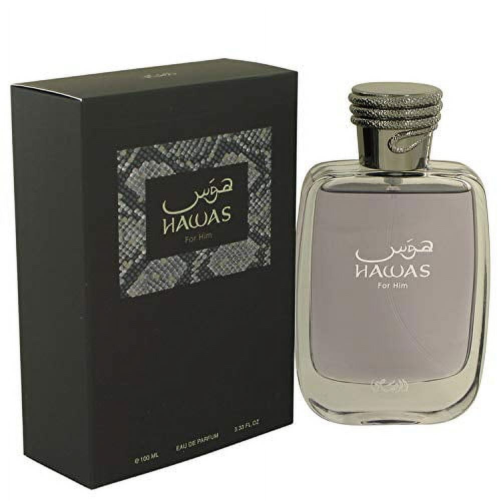 Rasasi, Hawas Black, 100ML Eau de Parfum, Masculine Scent