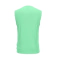 thumbnail image 6 of GuangCheng Men's Quick Dry Tank Tops Summer Sleeveless Shirts Athletic Gym Workout Muscle Shirts for Men,Mint Green,Size L, 6 of 7