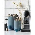 thumbnail image 6 of LE TAUCI Utensil Holder, 7.3"+5.4" Ceramic Utensil Crock, Plant Pots & Home Accessories, Pack of 2, Glaze Blue Serving Storage, 6 of 9