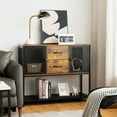 thumbnail image 3 of Gymax Industrial Buffet Sideboard Kitchen Cupboard w/ Metal Mesh Doors & 2 Drawers, 3 of 10
