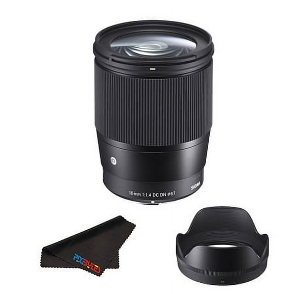 Sigma 16mm f/1.4 DC DN Contemporary Lens for Sony E   Pixi Cloth