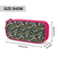 thumbnail image 4 of Vsdgher Flamingos And Palm Leaves Print Large Capacity Pencil Case Pouch with Zipper, Portable Aesthetic Big Capacity Pencil Cases Pen Office Travel Stationery Bag, 4 of 8
