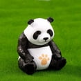 thumbnail image 3 of Miniature Garden Ornaments, 4 Pcs Cute Mini Animal Pandas Ornament Kits for Fairy Garden Bonsai Dollhouse Succulent Decor Home Decoration, 3 of 8