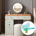 thumbnail image 3 of Poignées de Commode Papillon, Poignées de Tiroir Transparentes, Poignées de Meuble, Poignées de Porte de Salle de Bain, 3 of 4