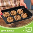thumbnail image 4 of Nonstick Baking Sheet with Rack Set x x Cookie Sheet Baking Pan with Cooling Rack for Oven Commercial Grade & Easy to Clean, 4 of 7