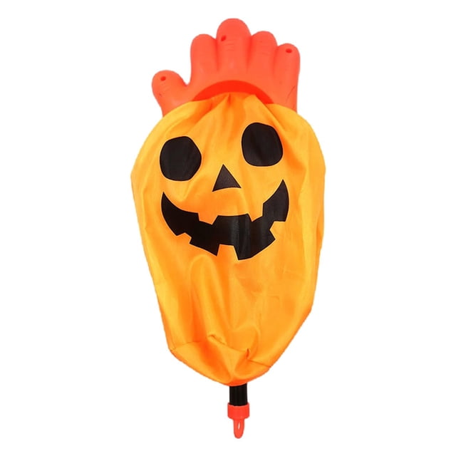Sac à Bonbons pour l'Halloween Polyvalent en Forme de Support de Rangement Réutilisable Orange