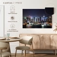 thumbnail image 5 of Elephant Stock New York City Night Lights Wall Art - Horizontal Canvas Wall Art - Living Room Wall Decor - City Canvas - Blue And Gray Decor - 48" x 32", 5 of 8