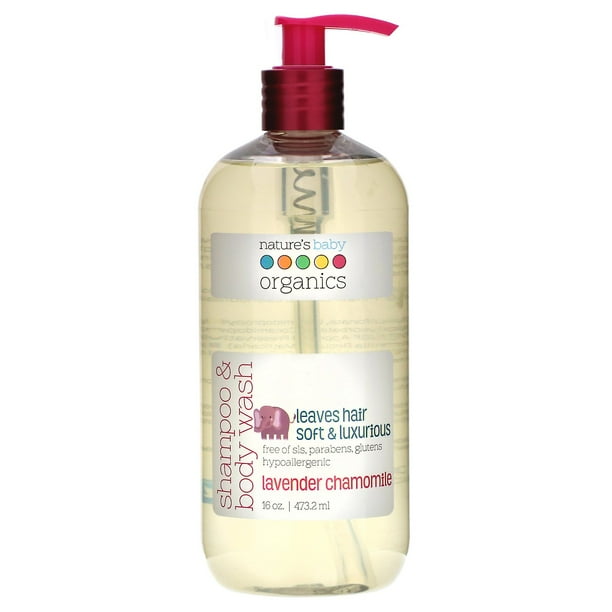 Nature's Baby Organics Shampoo and Body Wash, Lavender Chamomile