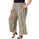 thumbnail image 3 of Pantalón De Salón De PierAncPaMujer, TalGrande, Estilo Boho Palazzo Verde 3X, 3 of 6