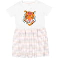 thumbnail image 3 of Inktastic Tiger Head Girls Toddler Dress, 3 of 5