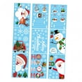 thumbnail image 1 of pegatinas estáticas para ventanas,Pegatinas decorativas navideñas con copos de nieve.,pegatinas estáticas para ventanas Santa Elk muñeco de nieve,Adhesivos de pared Decoración de pared, 1 of 9
