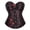 Black, variant on Grebrafan Corset Christmas Women Plus Size Cosplay Bustier Green M