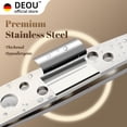 thumbnail image 3 of DEOU Professional Eyebrow Plucker & Tweezers - Stainless Steel Tool for Brow Shaping, Hair Removal Precise Grooming, 9-Hole Non-Slip Grip, Unisex, Gift Box Included, 3 of 4