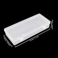 thumbnail image 2 of Rectangular Clear Plastic Storage Containers Box with Hinged Lid for Beads and Other Small Craft Items, 2 of 6