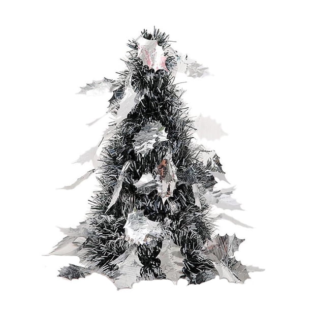 Xihbxyly Mini Árbol de Navidad, Elegante Decoración Navideña, Sanador y Reconfortante, Ideal para Mesa y Chimenea, Ambiente Festivo para El Hogar, Opciones En Dorado, Rojo, Azul y Verde, 27 Cm de Alt