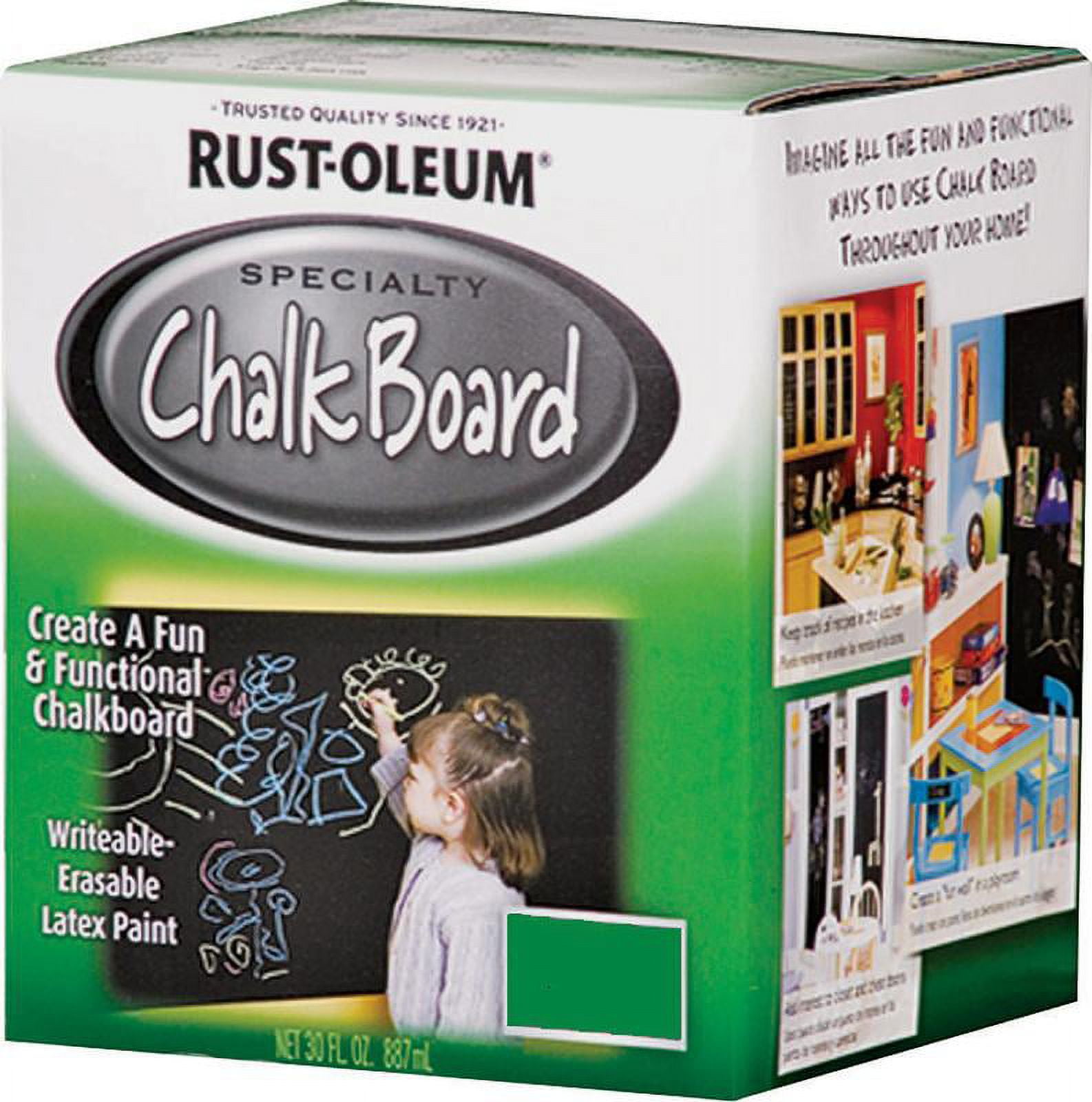 30 oz Rust-Oleum 206438 Green Specialty Chalkboard Paint