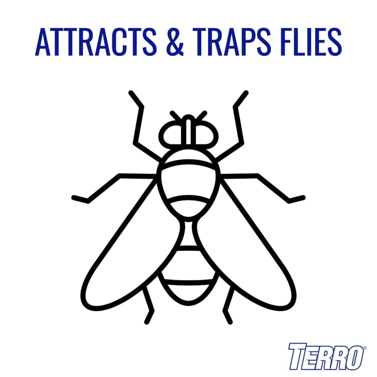 TERRO Fly Magnet Sticky Fly Paper Trap, 16-Pack photo 2