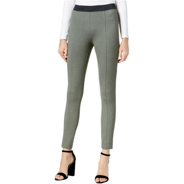 Kensie Womens Pull-On Casual Leggings, Verde, Grande