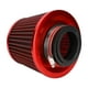 thumbnail image 5 of BOROCO Filtro De Aire Para Automóvil, Filtro De Aire De Hongo Para Automóvil, Kit De Filtro De Aire De Cabeza De Hongo De Diámetro Múltiple De Aire De Alto Flujo De Hierro De 63 Mm Universal(red), 5 of 10