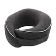thumbnail image 1 of Almohada de viaje para el cuello, almohada con soporte para la barbilla, espuma viscoelástica pura ajustable, nuevo diseño ergonómico, suave, la mejor almohada envolvente para el cuello comp, 1 of 5