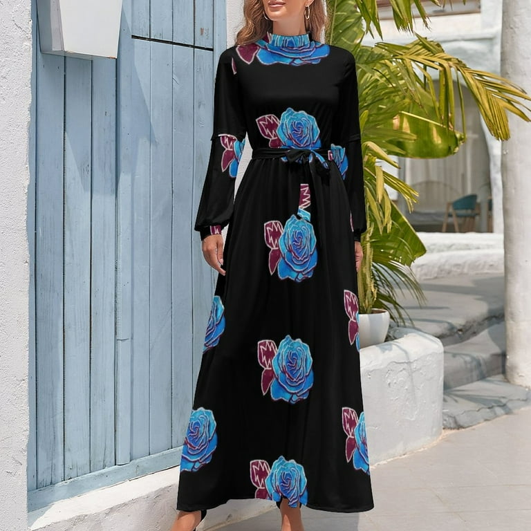 Blue Rose Long Dress evening dresses ladies women clothes - Walmart.com Blue Rose Long Dress evening dresses ladies women clothes - Walmart.com