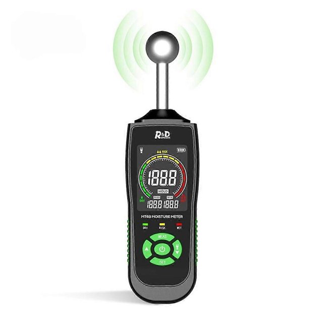 Medidor digital de humedad de madera, detector de humedad en madera, pantalla LCD, higrómetro con alarma, comprobador de humedad, lector de humedad de madera