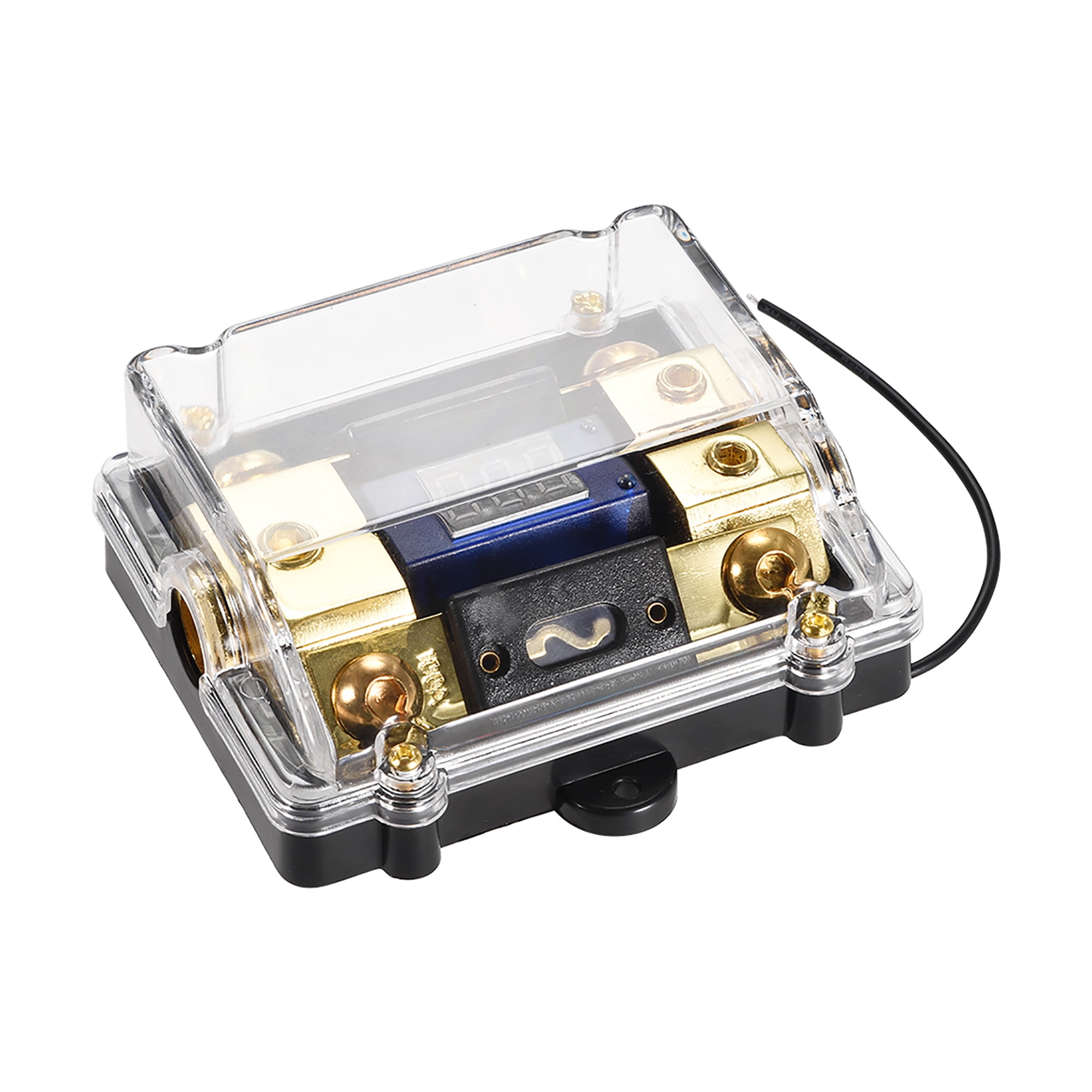 Uxcell Inline ANL 1 in 2 Fuse Holder 0 2 Gauge Distribution Block w