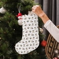 thumbnail image 5 of Lsque Pugs Pattern 18 Inch Christmas Stockings, Festive Holiday Stocking for Christmas Decorations Holiday Decor, 5 of 7