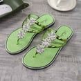 thumbnail image 5 of jiaxiM Wedge Flip Flops for Women Black Thong Sandals Elegant Open Toe Slippers for Women Non- Rubber Sole Orthofeet Shoes for Women for Beach, Pool, Dorm, Bathroom, Spa, Gym and Travel, 5 of 7