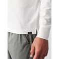 thumbnail image 4 of Faherty Men's White Movement Long Sleeve Polo Size Medium, 4 of 5