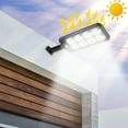 thumbnail image 5 of Hwkond Solar Light Outdoors Solar Street Lights Outdoor Solar Parking Lights Wireless Motion Sensor Solar Security Wall Light With 3 Modes For Garden Street Yard on Clearance, 5 of 8