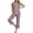 B-Pink Leopard, variant on UVN Womens Pajama Sets Short Sleeve Button Down Tops and Capri Pants 2 Piece Outfit Soft Pjs Sleepwear Loungewear with Pockets