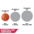 thumbnail image 3 of Size 3 Basketball, Indoor & Outdoor 3-pack, 7-inch Diameter Durable Rubber Ball, Perfect for Arcade Games by Hall of Games, 3 of 6