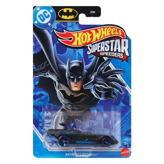 Hot Wheels Superstar Speeders, Pop Culture Character Driving Hot Wheels Originals (Styles May Vary
