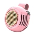thumbnail image 4 of Ventilador portátil mini, ligero, 5 velocidades, recargable, giratorio 360 degree. Rosa, 4 of 9