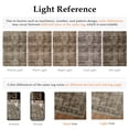 thumbnail image 6 of BERTHMEER 2'x8' Runner Rugs for Floor Washable Non-slip Runner Rugs for Kitchen Laundry Room Distressed Vintage Oriental Traditional Soft Indoor Brown Runner Rugs for Hallway, Brown, 6 of 6