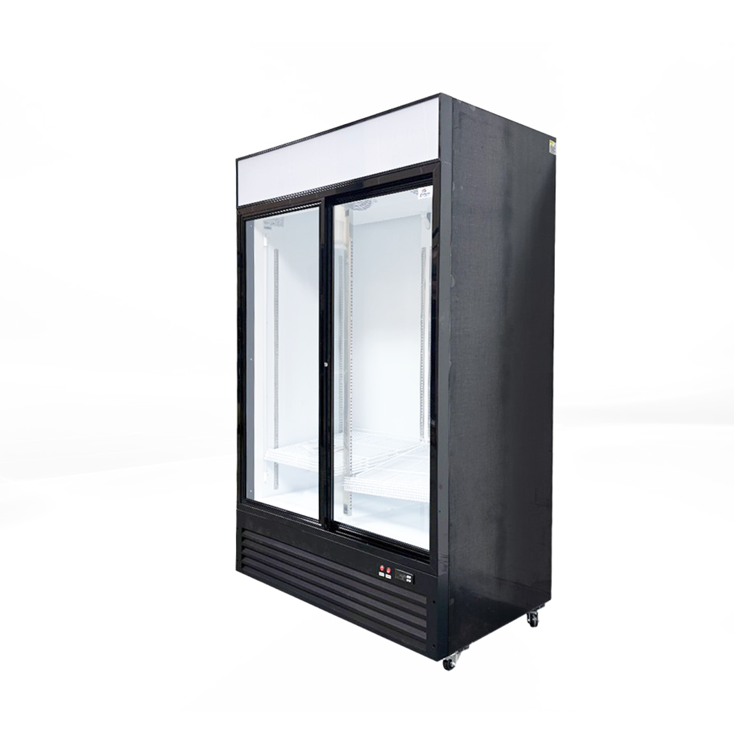 Cooler Depot 44 inchs, 35 cu. ft,  Commercial Glass Display Refrigerator, NSF Certified.