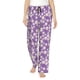 thumbnail image 1 of Balery Daisies Flowers Pantalones de pijama para mujer, pijamas ultraligeros, pantalones de estar por casa-Small, 1 of 6