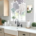 thumbnail image 5 of Coastal Coral Balloon Curtains for Living Room/French Door, Nautical Ocean Beach Conch Shells Starfish Tie Up Curtains 63 Inch Length Energy Saving Kitchen Curtains Shades for Windows 42"x63", 5 of 8