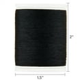 thumbnail image 5 of Hello Hobby Black 100% Polyester All Purpose Thread, 500 Yards, 5 of 5