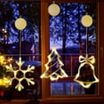 thumbnail image 4 of Luces navideñas para decoración de ventanas, luces navideñas para interiores, decoración de ventanas, luces colgantes para fiestas, decoración interior, regalo de Navidad JAMW Sencillez, 4 of 5