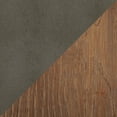 thumbnail image 7 of Gia Industrial Counter Table in Antique Metal and Brown Wood-Pressed Grain Bamboo by LumiSource, 7 of 7
