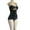 Black, variant on Colombian Fajas Front Zip and Hooks Women's Firm Compression Smooth Slimming Silhouette Body Shaper Nude L