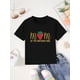 thumbnail image 1 of Adorable Strawberry "Mom of the Birthday Girl" Cartoon Graphic Girls' T-Shirt - Soft Purple Polyester Short Sleeve, Round Neck, Summer Casual Top for Youngsters, 1 of 7