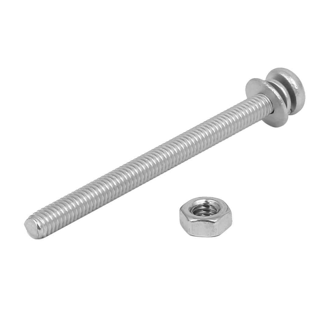M4 X 8mm Phillips Countersunk Captive Screws (DIN 965H) - Black - View #4