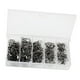 thumbnail image 4 of 50 piezas de clips giratorios de pesca Power Clip, aparejos, agua salada, equipo para aparejos, señuelos, conector de pesca de barril giratorio Negro, 4 of 8