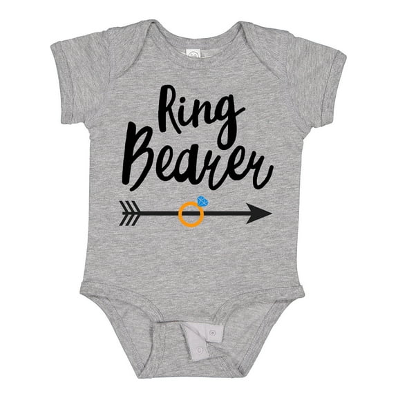 Inktastic Ringbearer with Arrow Boys Baby Bodysuit